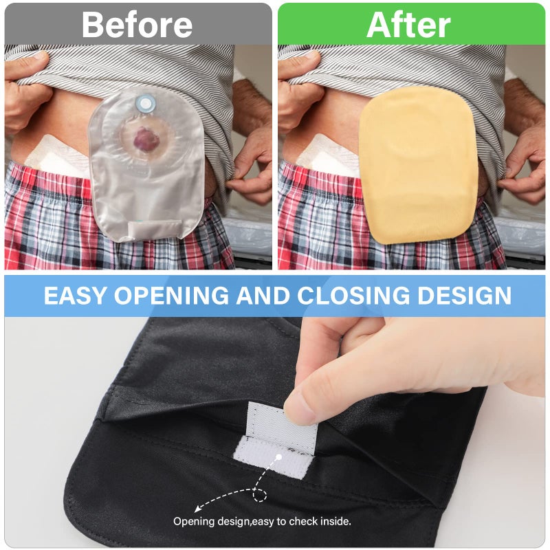 Boao 8 Pcs Stretchy Bag Cover Washable Pouch Liner for Women Men Lightweight Pouch Care Reusable Protector Protective Bag (Multicolored) - Image 3