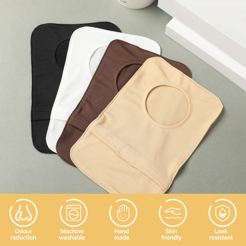 Boao 8 Pcs Stretchy Bag Cover Washable Pouch Liner for Women Men Lightweight Pouch Care Reusable Protector Protective Bag (Multicolored) - Image 2