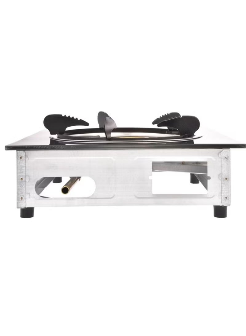 دينكس موقد غاز بشعلة واحدة، سطح زجاجي أسود - Image 4