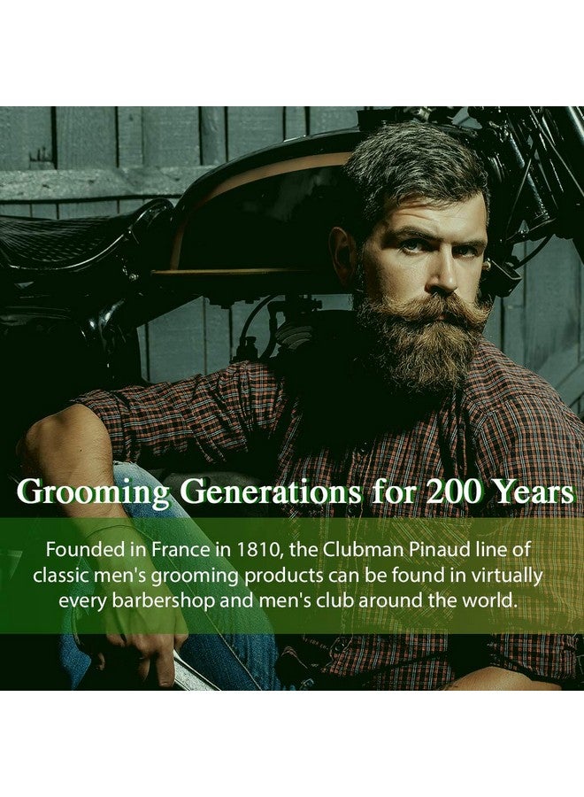 Clubman Moustache Wax Hang Pack, Neutral Color 0.5 oz x 3 packs - Image 4