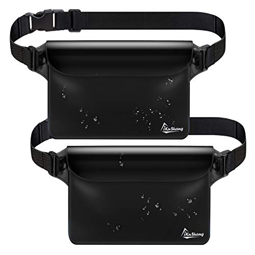 iKuShang Waterproof Fanny Pack, Floating Dry Bag Pouch for Phone, Passport, Wallet & Purse for Swimming, Fishing, Kayaking, Surfing, Boating, Cruise & Beach Vacation Essentials - Image 1