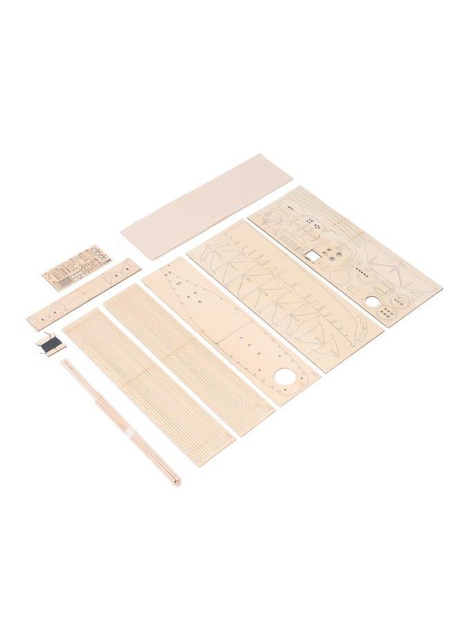 NIBEMINENT - Sailboat Wood Craft Construction Model Exquisite Look Educational Ship Assemble Toy for Children Adults Home - Image 1