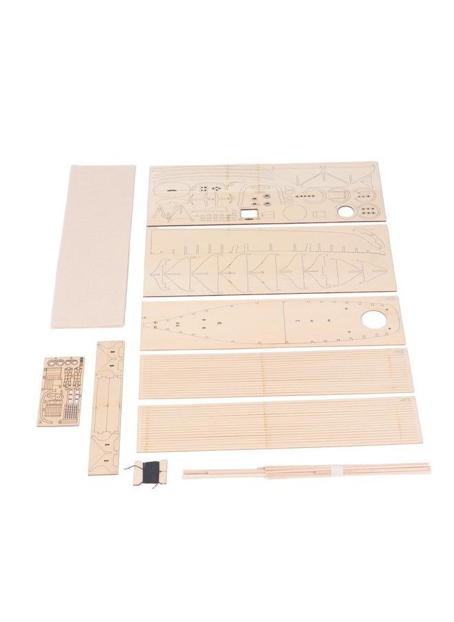 NIBEMINENT - Sailboat Wood Craft Construction Model Exquisite Look Educational Ship Assemble Toy for Children Adults Home - Image 1