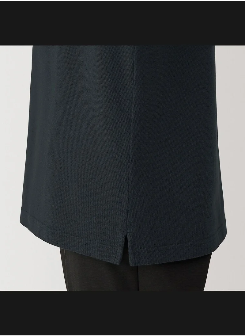 MUJI Washed Pique Short Sleeve Polo Shirt