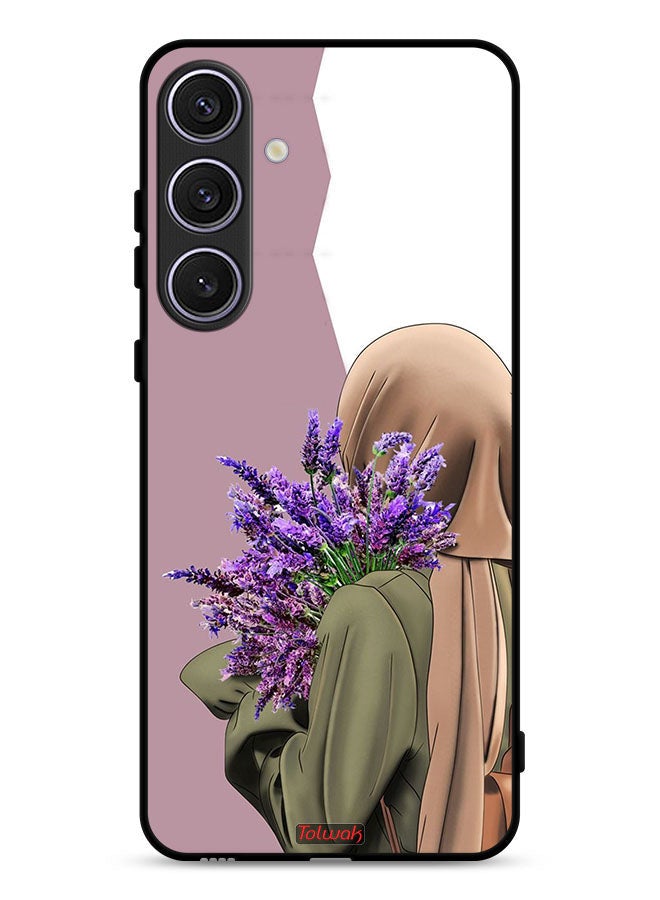 Tolwak Samsung Galaxy S25 FE Protective Case Cover Holding Flower - Image 1