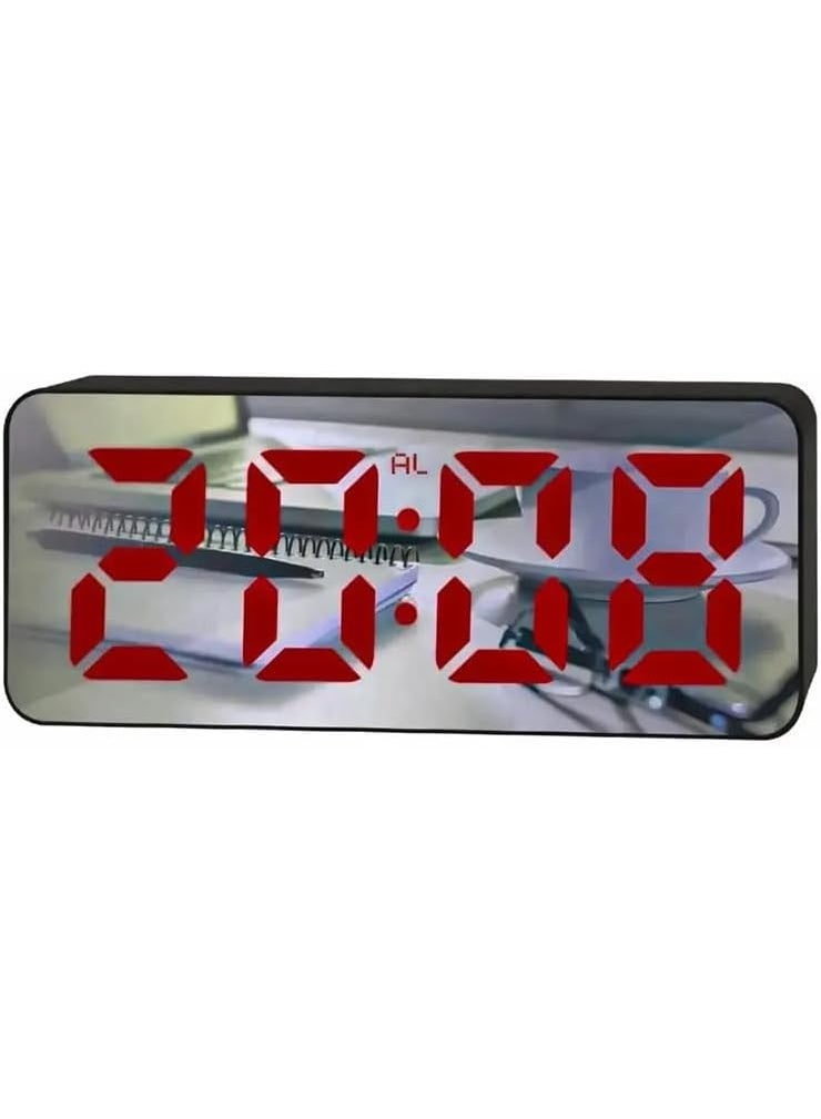 LED Mirror Digital Clock, Dual Color Display, USB Powered, DS-3821L Model - Image 3