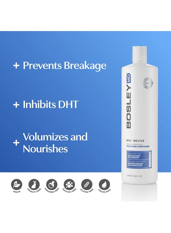 BOSLEYMD Bosrevive Volumizing Conditioner For Noticeably Thinning And Non Color Treated Hair Liter 33.8 Fl Oz - Image 3