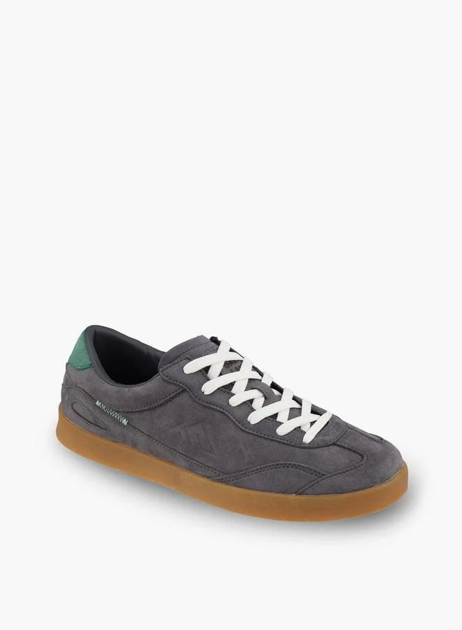 شو اكسبرس Men Suede Lace-Up Ankle Sneakers