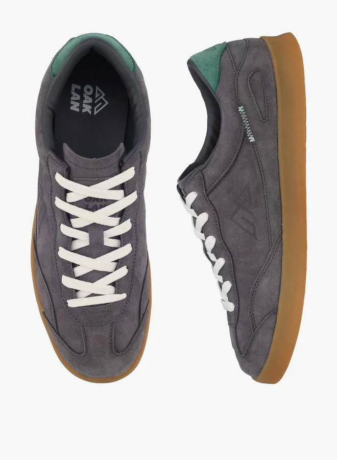 شو اكسبرس Men Suede Lace-Up Ankle Sneakers