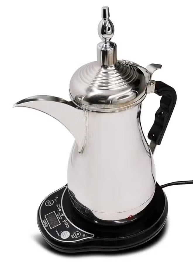Gulf Dallah Arabic Coffee Maker C91839 (1000 ml, Silver) - Image 1