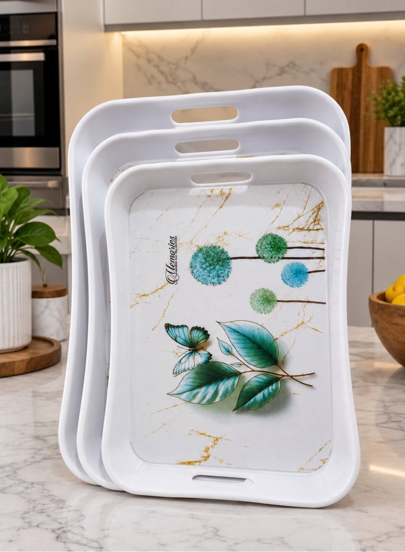 MAGIC PLUS 3  melamine serving trays. - Image 1