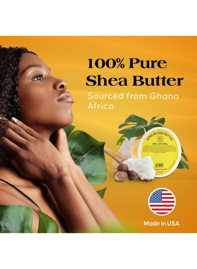 RA COSMETICS RA Cosmetic's 100% Natural Unrefined Yellow Shea Butter - Pure African Luxury for Skin & Hair - Sourced from Ghana - 16oz Jar - Image 5