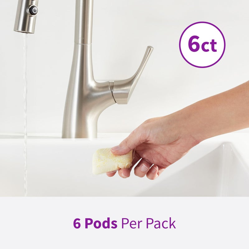 Rejuvenate Disposer and Pipe Cleaner, Lemon Scent, 6 Pods, 7.1 oz (201g) - Image 4