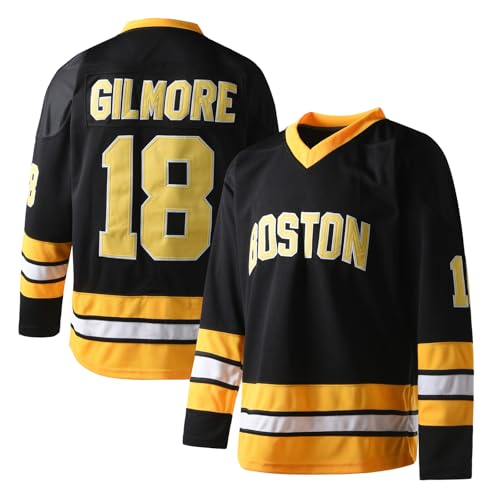 cridpop Happy Gilmore 18 Ice Hockey Jersey for Men Retro Sports Party Apparel Black for Halloween Costumes XL - Image 1