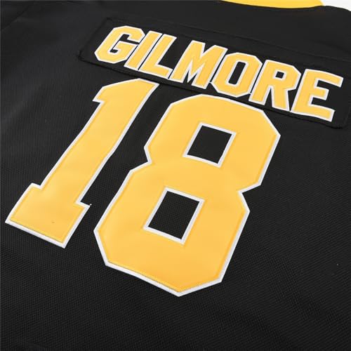 cridpop Happy Gilmore 18 Ice Hockey Jersey for Men Retro Sports Party Apparel Black for Halloween Costumes XL - Image 3