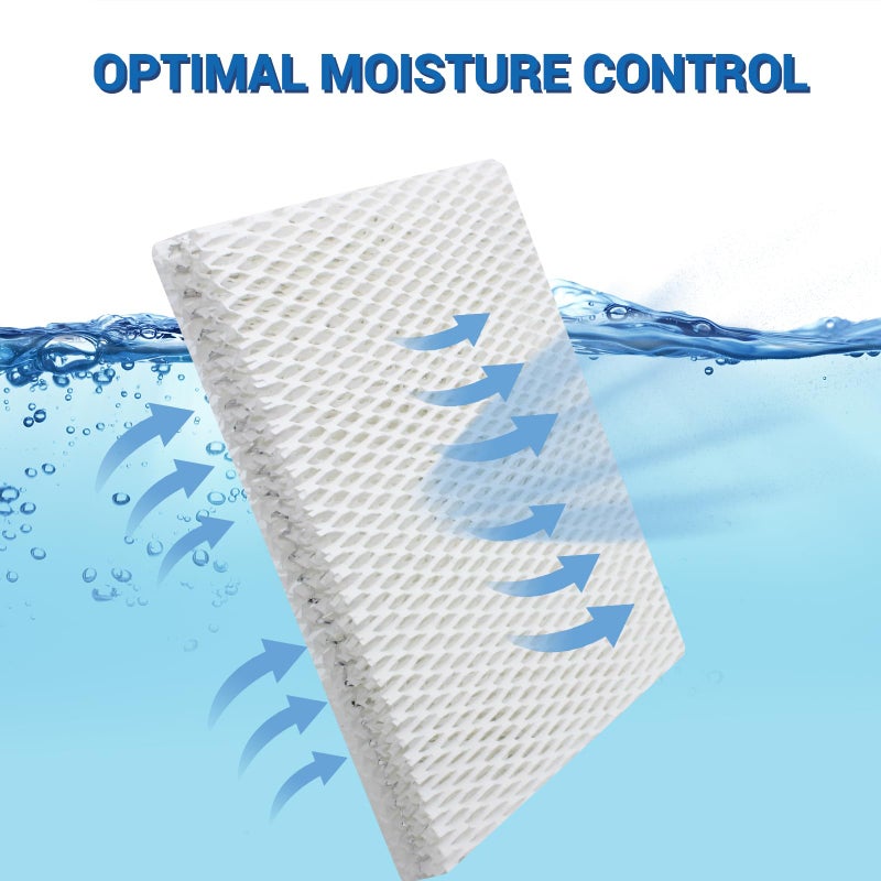 PWEOW MD1-0034 Humidifier Replacement Wick Filters for Vornado Evaporative Humidifier Evap2, Evap40, EV3, EV100, EV200, EVDC300, EVDC505, EVDC500, Tornado Humidifier Filter (Not for Evap3)- 4 Pack - Image 5