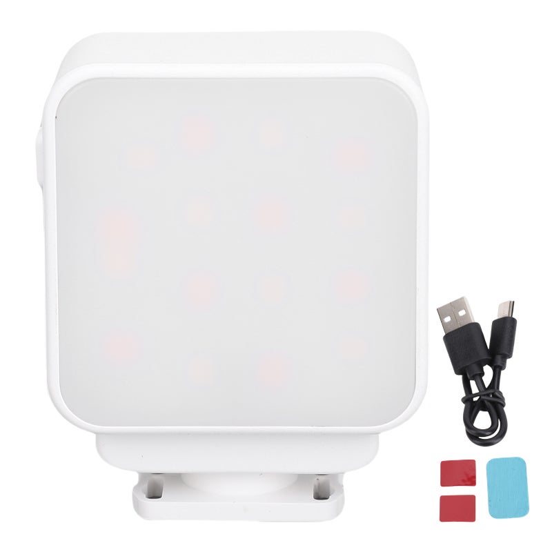 Magnetic Fill Light Fit for DJI Osmo Pocket 3 Action Camera LED Video Light Photography Fill Lighting Accessory White - Image 1