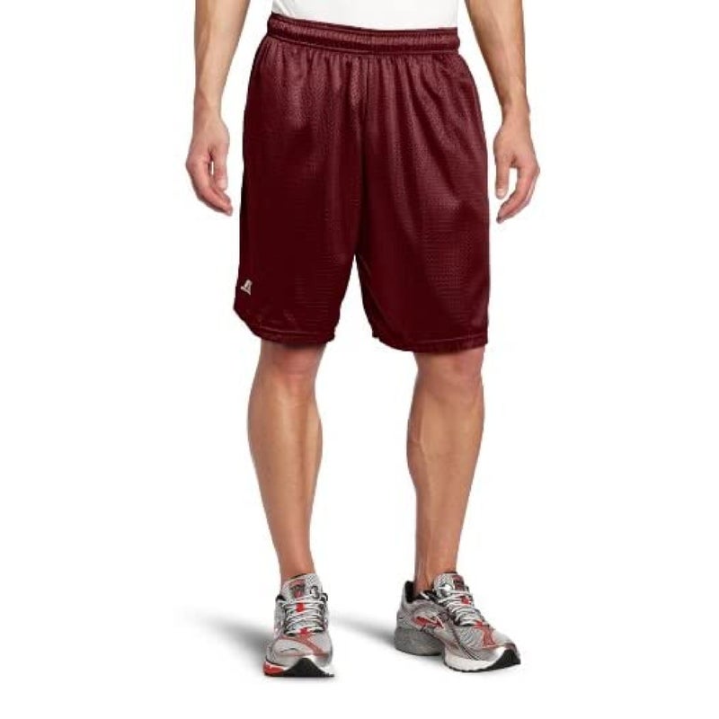 Russell Athletic Men's Mesh Pocket Short, Maroon, XX-Large - Image 1