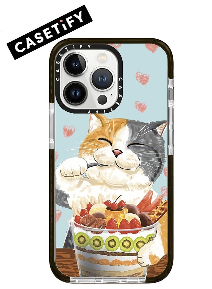Casetify Case for iPhone 13 Pro Max Cute Cat Pattern Cover - Image 1