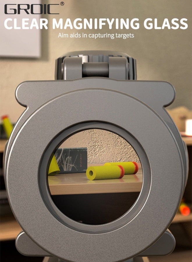 GROIC Toy Gun Light and Soft Bullets Education Toy,Blaster Gun M416,Double Mirror Effect Toy Guns,DIY Toy with Rich Accessories ,Shooting Games Toys for Kids, Kids Holiday Birthday Gifts - Image 5