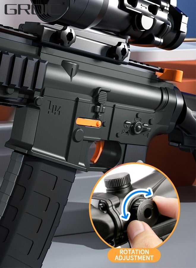 GROIC Toy Gun Light and Soft Bullets Education Toy,Blaster Gun M416,Double Mirror Effect Toy Guns,DIY Toy with Rich Accessories ,Shooting Games Toys for Kids, Kids Holiday Birthday Gifts - Image 4