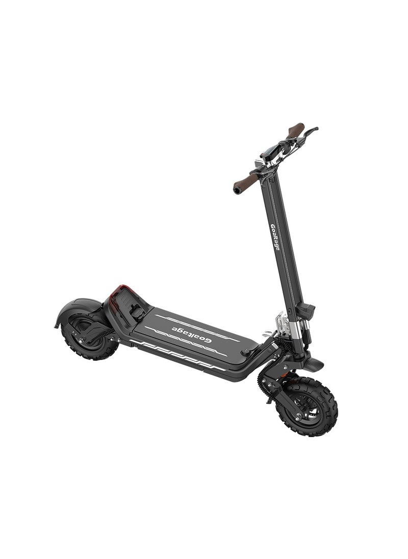 SCT01 SpeedBoost Pro Electric Scooter with Front & Rear Shock Absorber, Brake, Lights, Digital Display, and Anti-theft Coded Lock Functionality