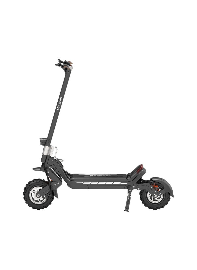 SCT01 SpeedBoost Pro Electric Scooter with Front & Rear Shock Absorber, Brake, Lights, Digital Display, and Anti-theft Coded Lock Functionality