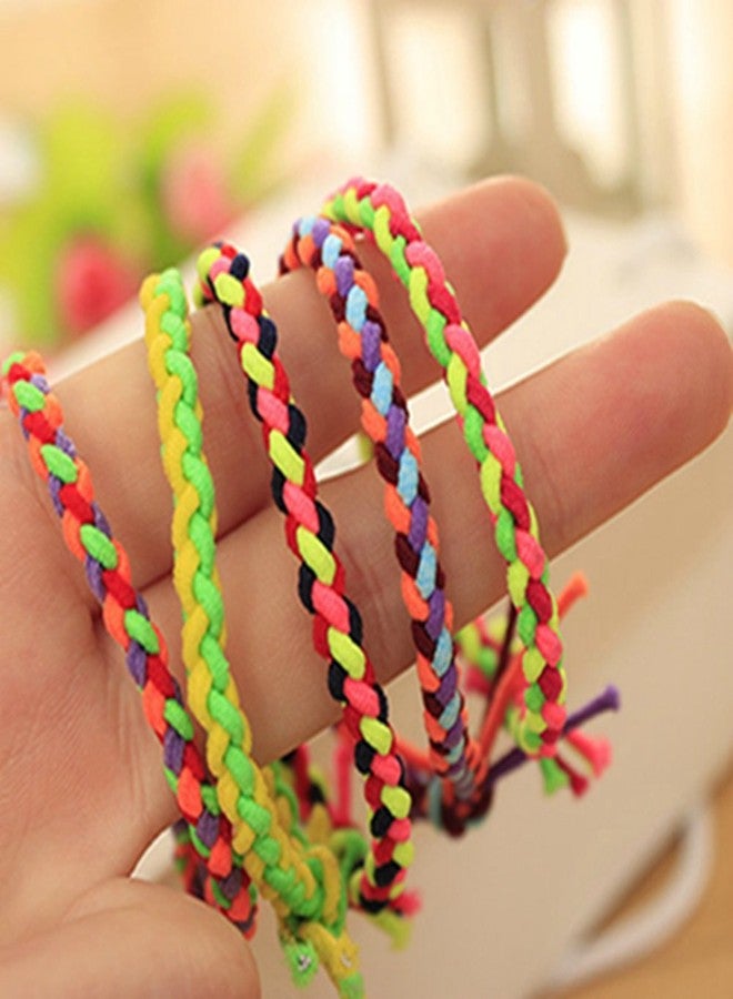 LOVEF 20 Pcs Fashion Braided Super Stretch Hair ties/Elastic Hair Bands Women Hair Accessories - Image 2