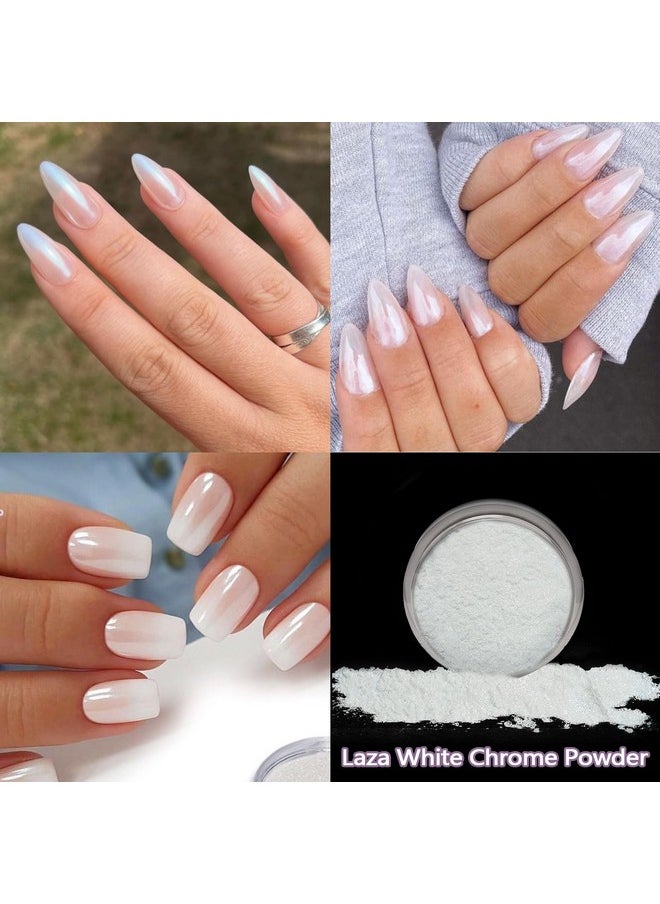 White Chrome Nail Powder Glazed Donut Nails Metallic Effect Pigment Shimmer Pearlescent Mica Powder Iridescent Aurora Nail Glitter Fairy Dust Gel Nail Art Supplies Nail Techs Pearl Chrome - pzsku/ZC3A032913381C1DA64C7Z/45/_/1721023845/777edac7-599c-422b-9a6d-08d01de44718