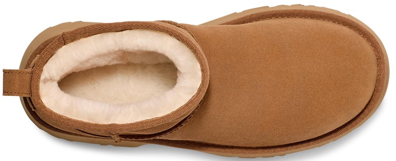 UGG Women's Classic Ultra Mini New Heights Boot, Chestnut, 10 - Image 5