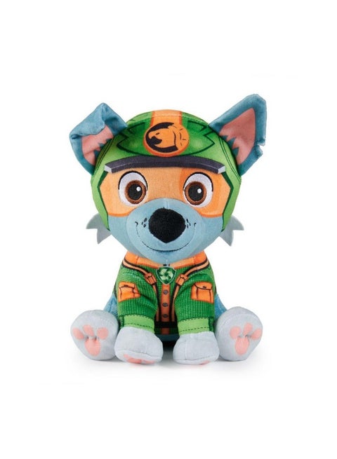 SPIN MASTER Paw Patrol Jungle Pups Plush Rocky, Black, 1249383