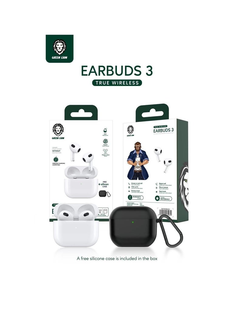 Green - Wireless Earbud 3 Headphones outstanding sound, Bluetooth Multipoint Connection, All-Day Comfort Fit Design, Alexa, Superior call quality, Quick Charge - Image 1