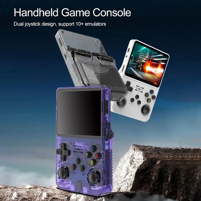 Handheld Game 3.5-inch IPS 640*480 High-clear Screen Supports Multiple Emulators, Dual 3D Joysticks, Dual Storage Cards, with OTG Interface Game Console Rechargeable Long Battery Life Play on TV - Image 2