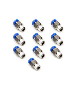 Generic PU Pipe Fittings Polyurethane Pneumatic Pipe Push in to Connect Fittings Male Socket Pack of 5, 8mmx3/8"  - Image 1