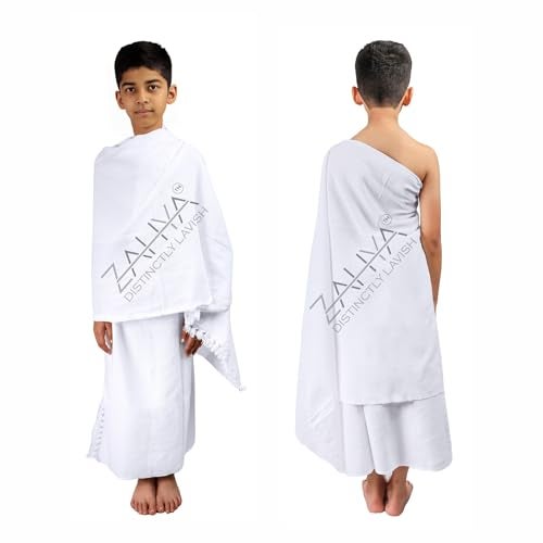 ZAHYA Cooltex Ihram for Kids (Ages 9–12 Years) – Breathable Cooling Fabric, Lightweight, Sweat Absorbent, Quick Dry – Hajj & Umrah - Image 1