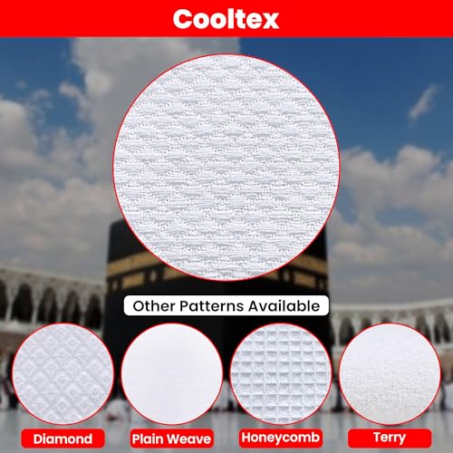ZAHYA Cooltex Ihram for Kids (Ages 9–12 Years) – Breathable Cooling Fabric, Lightweight, Sweat Absorbent, Quick Dry – Hajj & Umrah - Image 3