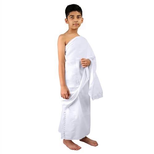 ZAHYA Cooltex Ihram for Kids (Ages 9–12 Years) – Breathable Cooling Fabric, Lightweight, Sweat Absorbent, Quick Dry – Hajj & Umrah - Image 5