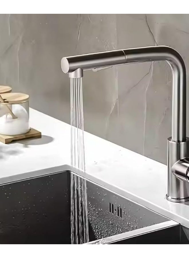 CM 90277MISCCRM Kitchen Faucet – Chrome Pull-Out Faucet with Extractable Shower, Dual Spray Modes & Swivel Spout - Image 5