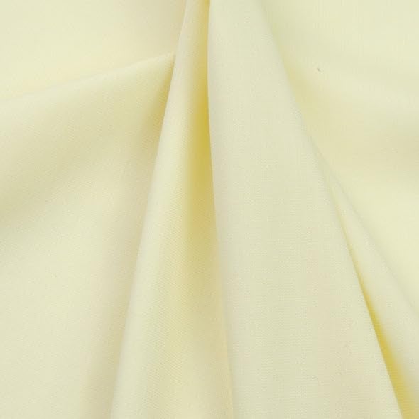 Olpad Insulated Plain Solid 100 Blackout Fabric Material for Curtains Sofa Cover Cloth Material for Sofa Curtain Furnishing Upholstery for Living RoomDecorClothingCarnival 10 Meter Light Yellow - Image 4