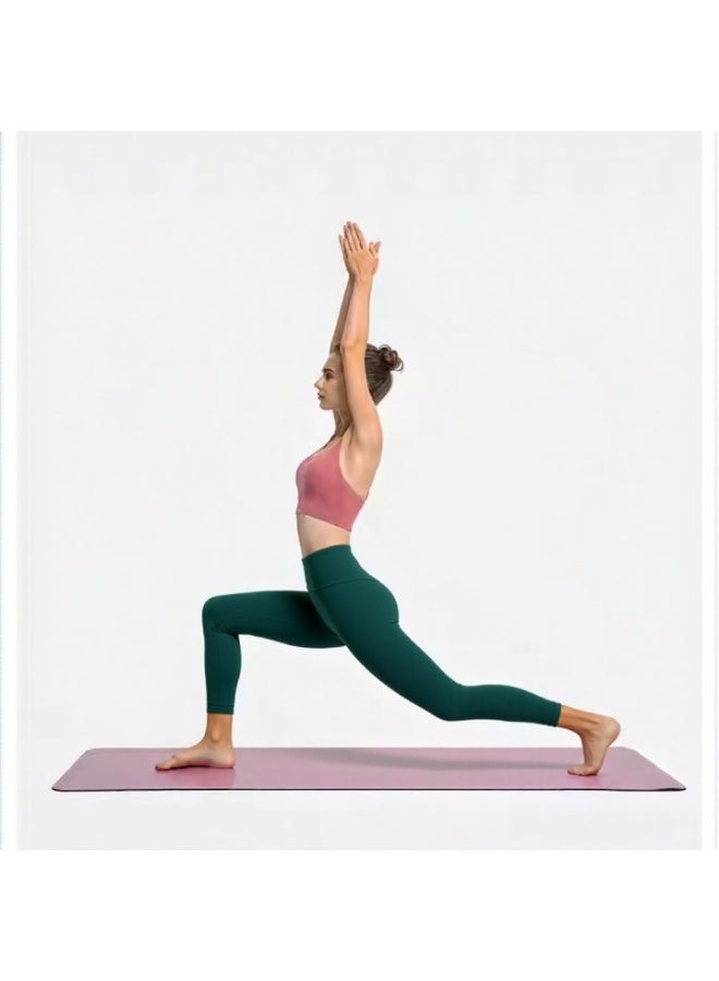 NIBEMINENT Essential/Pure&Plain 7/8 Leggings, High Waisted Compression Soft Pants Workout Athletic Yoga Pants 24" - Image 2