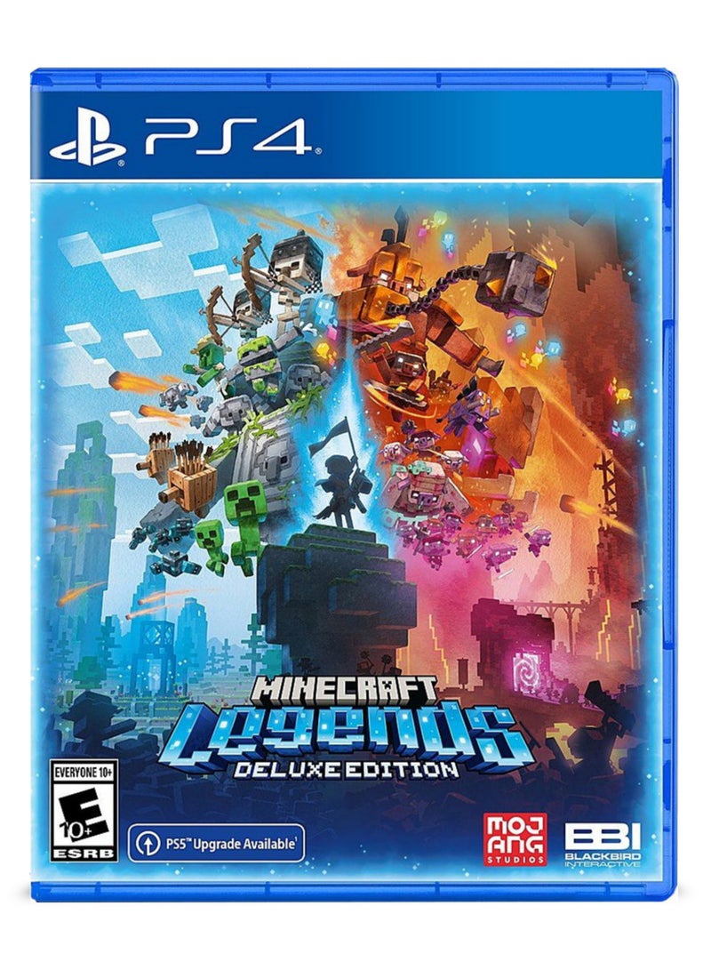 موجانج Minecraft Legends Deluxe Edition - PS4 - لعبة مغامرة استراتيجية أكشن - playstation_4_ps4 - Image 1