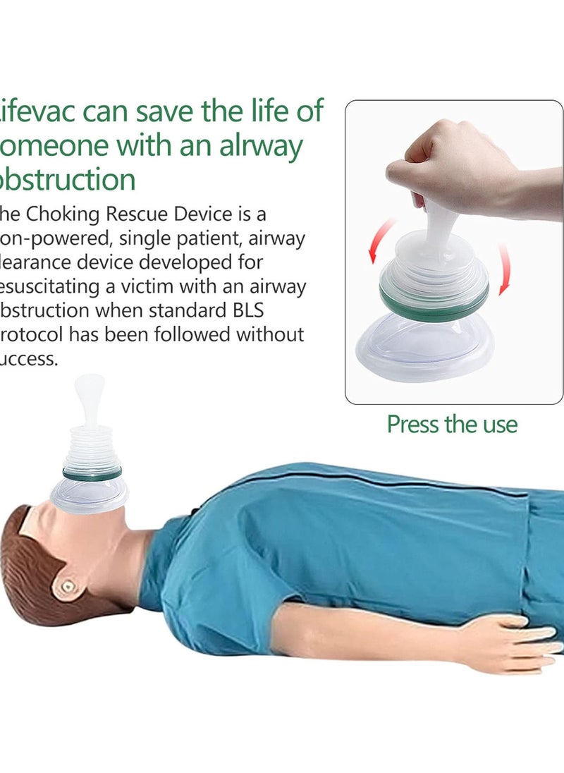 Choking Rescuing Device, Professional Choking Device for Adult Children, Professional Family Removal Device for Removing Blocked Objects