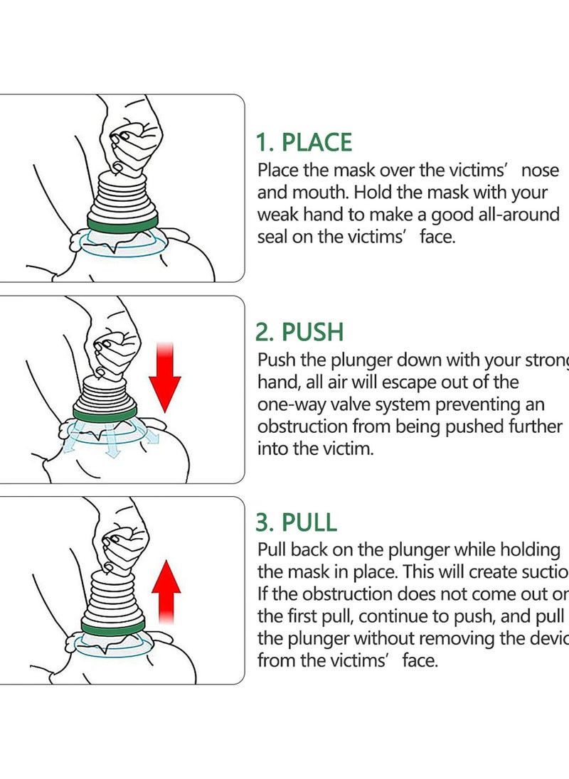 Choking Rescuing Device, Professional Choking Device for Adult Children, Professional Family Removal Device for Removing Blocked Objects