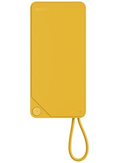 Momax 1-Power X Battery Pack 20000 mAh Power Bank with Built-in USB-C PD Cable - Yellow  - Image 2