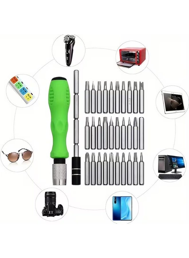 Goolsky 32 in 1 Precision Screwdriver Set with Magnetic Bits - Ideal for Phone, Laptop, and Mobile Maintenance - Image 4