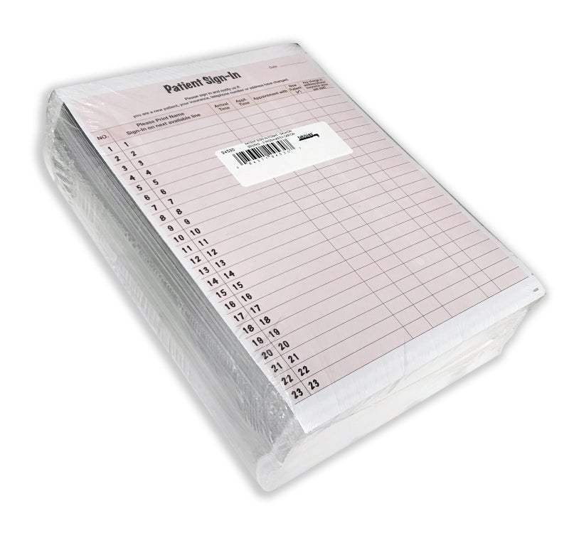Tabbies Patient Sign-in Peel Off Label Forms, 250 Sheets/Pack, Salmon, 8-1/2" x 11", HIPAA Compliant, Confidential Patients Sign in Sheet, Provide Daily Patient Logs - Image 4