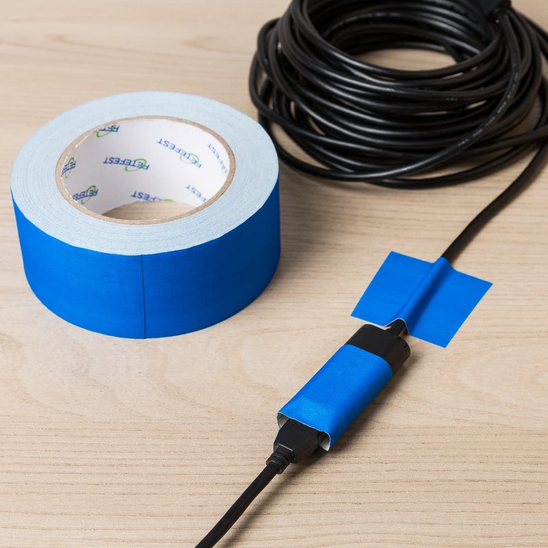 Fetefest Gaffers Tape Blue Heavy Duty, 2" by 30 Yards, Professional Grade Gaffer Tape, Non-Reflective, No Residue, Hand Tear, Self-Adhesive, Multiple Purposes (Blue, 2 inches x 30 Yards) - Image 5