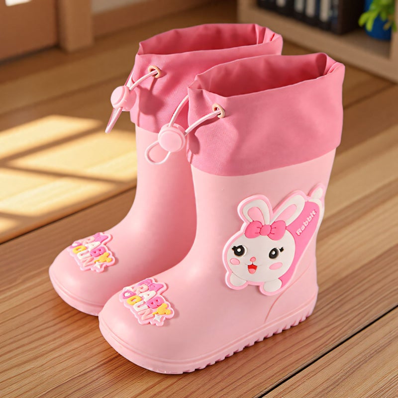 Rain Boots For Kidsren, Girls, All-Season Rain Boots, Water Shoes For Girls, Waterproof And Non-Slip, Kindergarten Baby Boys, Kidsren'S Rain Boots - Image 2