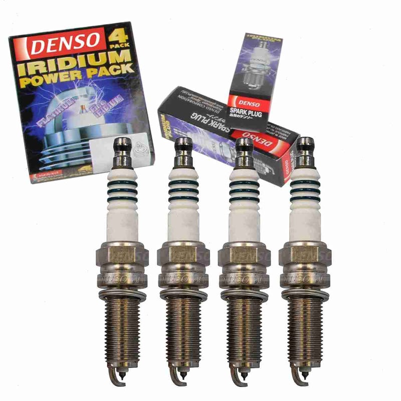 Sixity Auto 4 pc DENSO Iridium Power Spark Plugs compatible with Mini Cooper Countryman 1.6L L4 2011-2016 - Image 1