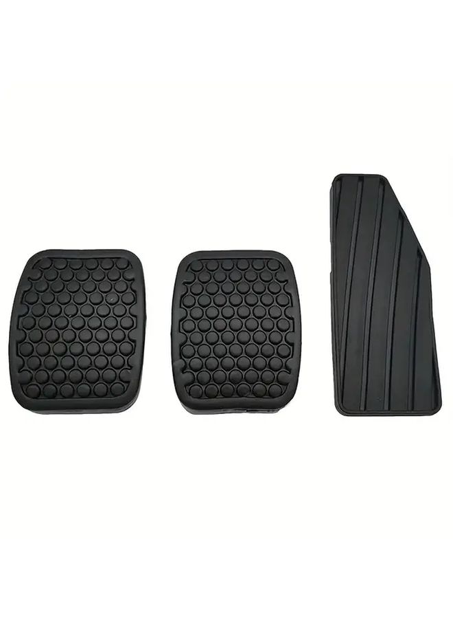 3Pcs Non Slip Car Pedal Pad Set For Gas Brake Clutch Durable Polyamide Anti Slip Rubber - Image 5